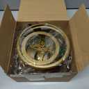 116 Pcs St. Patrick's Gold Cauldron Kettle with Beaded Necklace Coins Set 1 Pcs Large 1 Medium 2 Lucky Small Plastic Leprechaun Pot for St. Patrick's 12 Beaded Necklace 100 Shamrock Coins