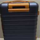 UKEIN Luggage Sets 3 Piece, Carry On Luggage 20In With Spinner Wheels, PC Hard side Suitcase Set with TSA Lock, Durable Carry On Suitcase With Travel Backpack for Men (Blue, 3 piece set (20inch))