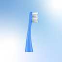 ORDO Replacement Sonic Toothbrush Heads with Pulse Technology for Teeth Cleaning, Plaque Removal, Silicone Polishing, Deep Clean Bristles, Adults, Pack of 4, Arctic Blue