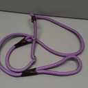 Fida Durable Slip Lead, 6 FT x 1/2" Heavy Duty Rope Leash for Large, Medium Dogs, No Pull Pet Training Leash with Highly Reflective, Purple