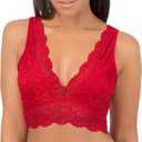 Smart & Sexy Women's Signature Lace Deep V Bralette (L)