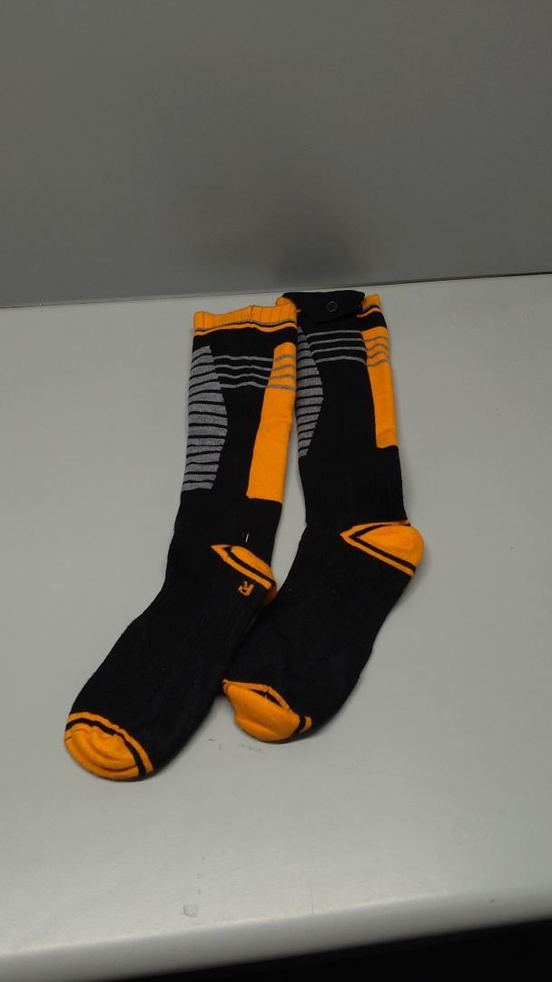 Heated Socks, Electric Heated Socks for Men Women, Rechargeable Battery Heat Up to 8 Hours, Winter Washable Thermal Socks Foot Warmer for Outdoor Camping Skiing Fishing Hunting