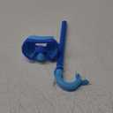 NARUTOO Snorkel Set Adults, Fashionable Macaron Colors Frameless Snorkeling Mask, Ultra Wide View Anti-Fog Snorkel Mask Set, Portable Professional Diving Snorkeling Set (Dark blue)