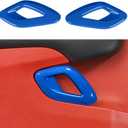 Voodonala for Dodge Challenger 2015-2023 Car Door Inner Door Handle Cover Trim Accessories for Dodge Challenger 2015-2023(Blue,2pcs/Set)