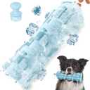 Freezable Dog Toy with 8 - Hour Cooling - Durable Chew Proof Puzzle Feeder for Large Dogs, Portable Outdoor Camping Accessories