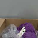 MABOZOO Chunky Yarn for Crocheting 8 Pack,Dark Purple Yellow Fluffy Jumbo Chenille Yarn,Soft Plush Yarn Bulky,Giant Thick Fuzzy Yarn for Hand Knitting or Arm Knitting (31.7 yds,8 oz Each Skein)