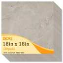 DEXDE Peel and Stick Floor Tile 18x18 Marble Vinyl Flooring Waterproof 20PC