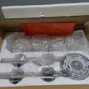 WILON Ceiling Lighting Fixtures,4 Way Track Light Fixture,4 Ceiling Spotlight,Kitchen Island Lighting Semi Flush Mount,Kitchen Track Lighting Flexibly Rotatable Light Head,E26 Base (Brushed Nickel)