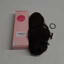 REECHO Ponytail Extension, 20 Claw Clip Ponytail Extension Curly Clip in Ponytail Long Pony Tails Hair Extensions for Women Fluffy Natural Looking Synthetic Hairpiece, Dark Chocolate Brown (Dark Chocolate Brown)