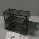 2 PCS Humane Mouse Rat Traps, Mice Chipmunk Squirrel Traps, and Other Live Animal Cage Catch and Release for Indoor and Outdoor-Green