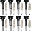 ECCPP UF622 8 ignition coils with 8 iridium Spark Plugs for ford for F-150 5.0L UF-622 UF622 DG-542