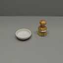 SUBEKYU Bamboo Dish Brush, Kitchen Dish Scrubber Brush, Natural Wooden Dishwashing Brush for Cleaning Dishes/Pans/Pots, Built-in Scraper, Sisal Bristles,1 Set