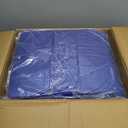 Large Waterproof Tarp - Heavy Duty 5 Mil Thick Poly Tarpaulin Ideal for Canopy Tents, Boats, RV or Pool Covers - Multipurpose Protective Tarps with Grommets for Indoor and Outdoor Use | 30' x 40' (Blue-lightweight Protection)