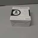 6 Pack Self Adhesive Curtain Rod Bracket Holding up to 20lbs, Easy to Assemble with No Drill Nail Scrawl, Transparent Orange Sticky Hanger and Holder