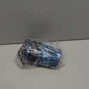 Owala SmoothSip Slider Insulated Stainless Steel Coffee Tumbler, Reusable Iced Coffee Cup, Hot Coffee Travel Mug, BPA Free 12 oz, Grey/Blue (High Dive)