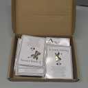 Inbagi 50 Set Funeral Memorial Pins Angel Charm Keepsakes Memorial Message Charms Pendant with Card in Loving Memory Cards with Safety Pins for Guests Mourning Brooch Sympathy Gifts