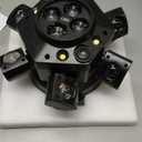 Moving Head DJ Lights 6-Arm Lamp with Remote Control 150w RGBW 4in1 LED DJ Stage Lights Moving Head Disco Light DMX512 & Sound Activated Rotating Light Starlight for Wedding Live House KTV Bar & Club