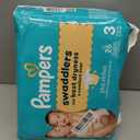 Pampers Swaddlers Diapers, Size 3 (13-26 lbs), 26 Count, Absorbent, Keeps Baby Dry and Comfortable, Skin Safe Disposable Baby Diaper