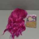 Bob Wig for Women|Short Wig Curly Wig for Women|Synthetic Bob Wig With Bangs for Daily Use (Rose Mixed Purple)