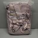 VECAVE Vacuum Backpack Travel with Pump, Expandable Personal Item Carry on Backpacks for Women Men, Laptop Waterproof Work Compression bags with USB Casual Daypack Pink (B55-(with Electric Air Pump))