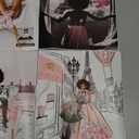 LOARTVE 6Pcs African American Wall Art Black Girl Pink Fashion Wall Decor Pictures Abstract Black Woman Canvas Poster Prints for Teen Girl Living Room Bedroom Home Decoration Unframed