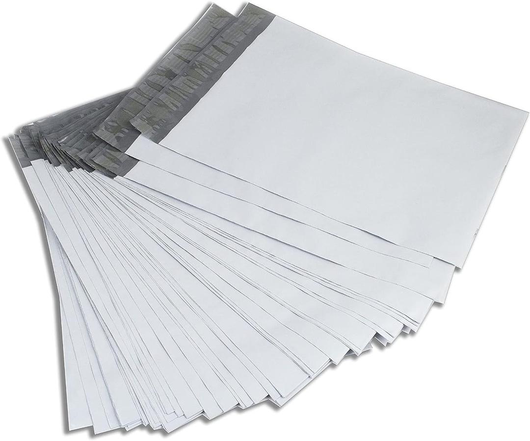 100PCS 14.5x19 Inch - Self Adhesive Poly Mailers Shipping Bags - Strong Thick Mailing Bags for Clothing, Lightweight Shipping Envelopes, Waterproof and Tear-Proof Postal Bags