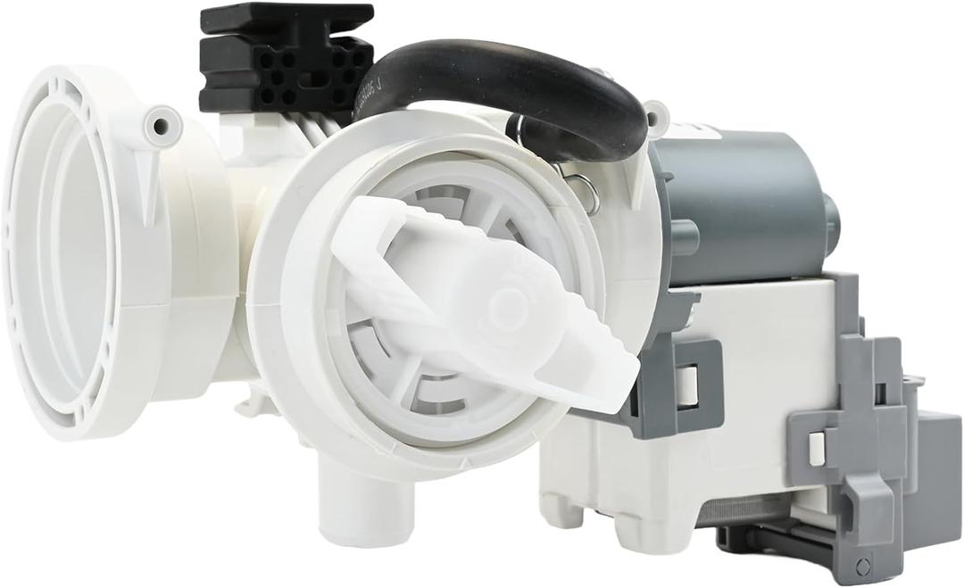 DC97-20621A, DC97-20621C, DC97-17999N Drain Pump Assembly(OEM) Compatible with samsung washer(some models), Replace Number: DC31-00187A, PX3516-01, AP6807020, 4959632, PS12592830, EAP12592830 etc