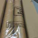2 Pack 4 x 48 Inch Mailing Tubes 0.12" Thick Kraft Paper Poster Tube with Plastic Caps for Mailing Storing Rolled Goods Storage of Art Craft Document