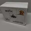 MIZOK 28x44in Carbon Pee Pads for Dogs Extra Long, Charcoal Odor Eliminating Dog Pads Heavy Absorbency for Up to 12 Cups Liquid with Quick Dry & Leak-Proof Disposable (25 Counts)