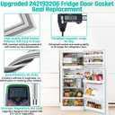 Upgraded 242193206 Refrigerator Door Gasket Replacement for Frigidaire Kenmore Crosley Refrigerator Door Seal 41.6''x 28.5" Fridge Door Gasket Seal for FFTR1828SP3A, FFTR1828SE0,CRT185SS1 Fridge Seal