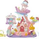 Calico Critters Baby Mermaid Castle - Dollhouse Playset with 3 Collectible Doll Figures