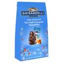 GHIRARDELLI Dark Chocolate Sea Salt Caramel Snowmen, 5.8 oz Bag (EXP 08/31/26)