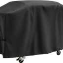 Griddle Cover for Blackstone 5482 36 inch Griddles with Hood, 600D Heavy Duty Rip-Proof & Waterproof BBQ Cover with Air Vent and Click-Close Straps