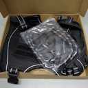 Heavy Duty Tactical Dog Harness for Large Dogs, No Pull Adjustable Pet Harness Reflective Service Training Easy Control Pet Vest Military K9 Working Dog Harnesses-X- Large, Black