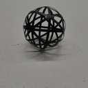 6.2" Black Metal Decorative Sphere - Home Decor Centerpiece & Coffee Table Accent