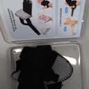 DrFinger Finger Ulnar Deviation Splint Brace, Finger Joint Deviation Orthopedic Corrector With Metal Bracket-Black-(Left-M)