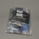 ANSOMO Blue and Black Happy Birthday Party Decorations for Boys Men Banner Balloons Navy Royal Light Blue Pom Poms Foil Curtain Dcor Supplies 13th 16th 18th 20th 30th 40th 50th 60th 70th 80th