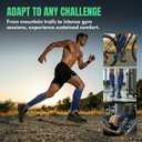Compression Socks (2/3 Pair) for Men and Women 20-30 mmHg Regular and Plus Size Compression Scoks:Size S-7XL
