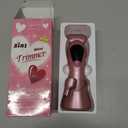 Cordless Electric Razors for Women: Rechargeable Painless Bikini Trimmer for Body Hair - IPX7 Waterproof Shaver with LED Display for Face/Underarm/Leg Light Pink Upgraded