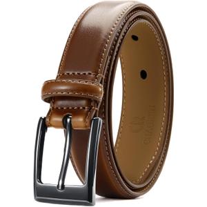 CHAOREN Mens Belts Leather Gift for Men - Ideal Match for Mens Dress Shoes