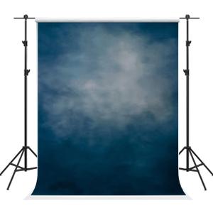 Kate 88ft Blue Backdrop Light Blue Portrait Photography Background Abstract Muslin Backdrop for Photographer Kids Children Adults Headshot