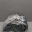 qiqee 50 PCS Black Mini Gift Bags with Tissue Paper Handles 6.3"x4.7"x2.4" Small Size