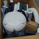 INTEX 1,500 GPH Krystal Clear Sand Filter Pump for Above Ground Pools, Swimming Pool Pump with Automatic Timer - Improved Circulation, Filtration, & Clarity