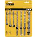 7-Piece Percussion Masonry Drill Bit Set