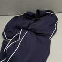 Nirovien Womens Sweat Set Track Suits 2 Piece Outfits Matching Lounge Set Piping Zip Up Sweatshirt Wide Leg Pants (Large, Navy Blue)