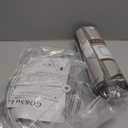 GO&SO Drum Lamp Shade Medium Gray Animal Print Sika Deer Lampshade for Table - 13" Top x 13" Bottom x 10" High (Spider) Vintage Lampshades Replacement Natural Linen Art Decor Easy Assembly