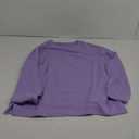 Dokotoo Women's Casual Crew Neck Sweatshirt Loose Soft Long Sleeve Pullover Tops (Large, A Purple)