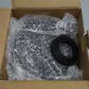 Gas Cap Cover Fuel Tank Door for 2018-2023 2024 Jeep Wrangler JL JLU 2/4 Door, Banhao ABS + Aluminum Alloy Construction, Black