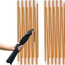 TRIWONDER Tent Poles Replacement Aluminum Camping Rod Accessories Pre-Assembled Tent Pole Repair Kit, 2 Pcs (10.9 ft, Gold)