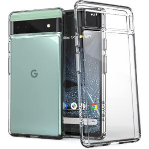 Crave Clear Guard for Pixel 6a Case, Shockproof Clear Case for Google Pixel 6a